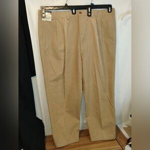 Roundtree & Yorke Trademark Side Elastic Canvas Classic Fit Men's Pants 46x30